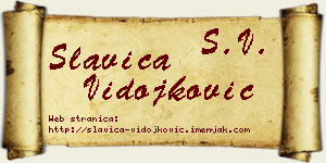 Slavica Vidojković vizit kartica